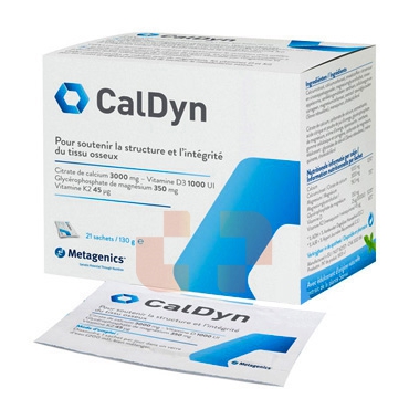 Metagenic Linea Vitamine e Minerali CalDyn Integratore Alimentare 21 Bustine