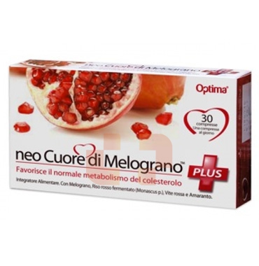 Optima Naturals Linea Antiossidante neo Cuore di Melograno Plus 30 Compresse
