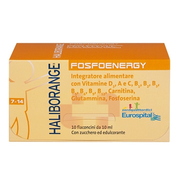 Eurospital Linea Vitamine Minerali Haliborange Fosfoenergy 10 Flaconcini 10 ml