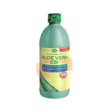 Esi Linea Depurazione e Benessere Aloe Vera Puro Succo Colon Cleanse 500 ml