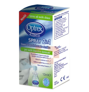 Optrex Linea Salute dell'Occhio Actimist 2 in 1 Spray Occhi Stanchi 10 ml