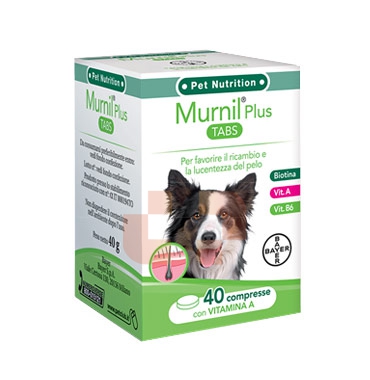 Bayer Pet Linea Animali Domestici Murnil Tabs Cani Integratore 40 Compresse