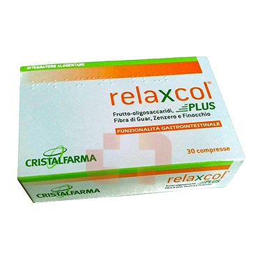 Cristalfarma Linea Benessere Intestinale Relaxcol Plus Integratore 30 Compresse