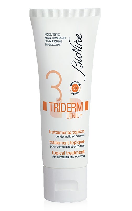 BioNike Triderm Linea Lenil + Crema Lenitiva per Dermatiti ed Eczemi 50 ml