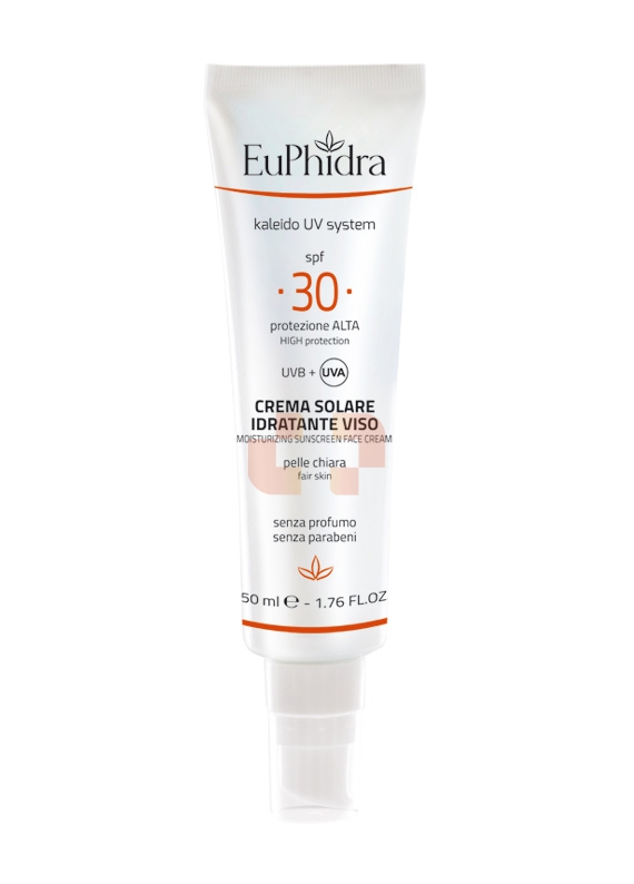 EuPhidra Linea Kaleido UV System SPF30 Crema Idratante Protettiva Viso 50 ml
