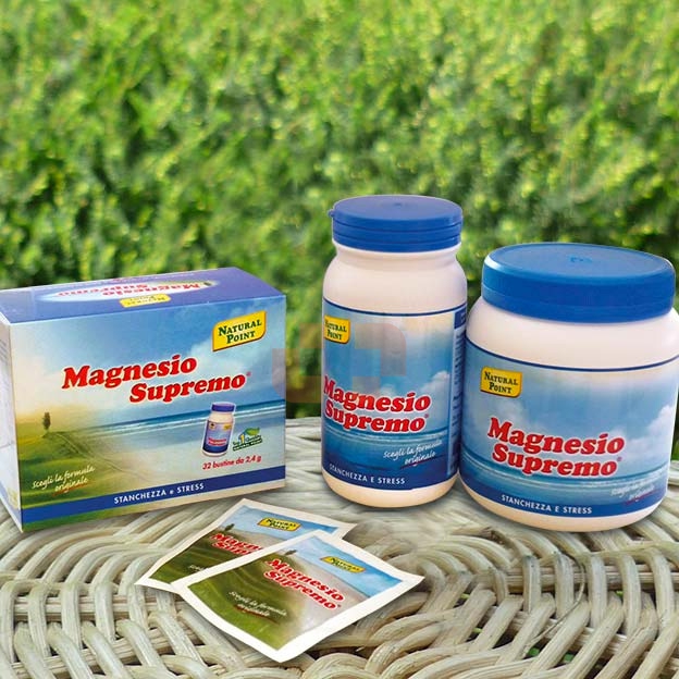 Natural Point Linea Vitamine Minerali Magnesio Supremo Integratore 150 g