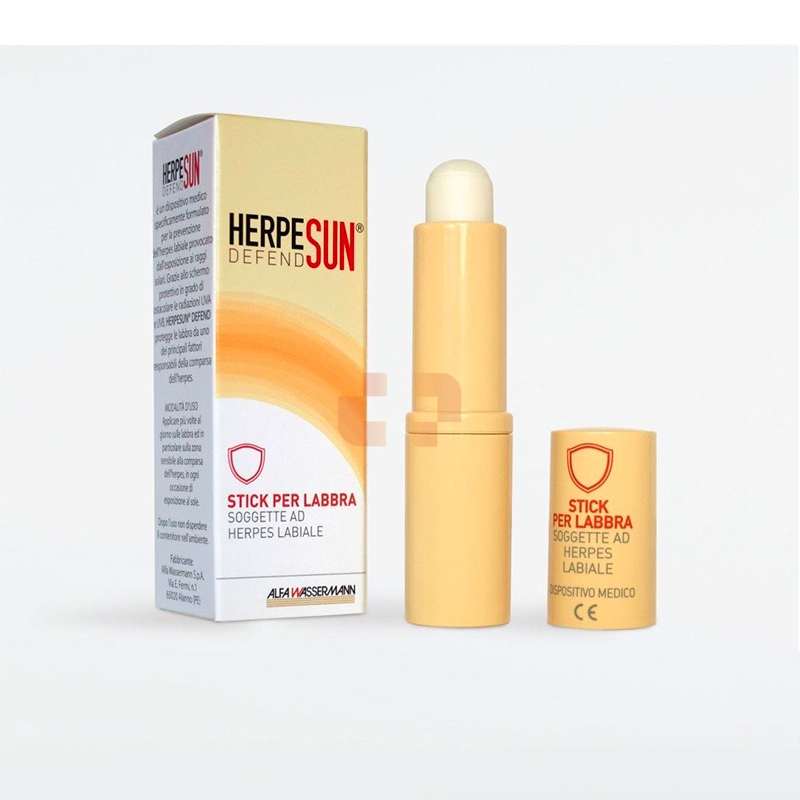 Herpesun Linea Herpes Labiale Defend Stick Labbra Trattamento Protettivo 5 ml