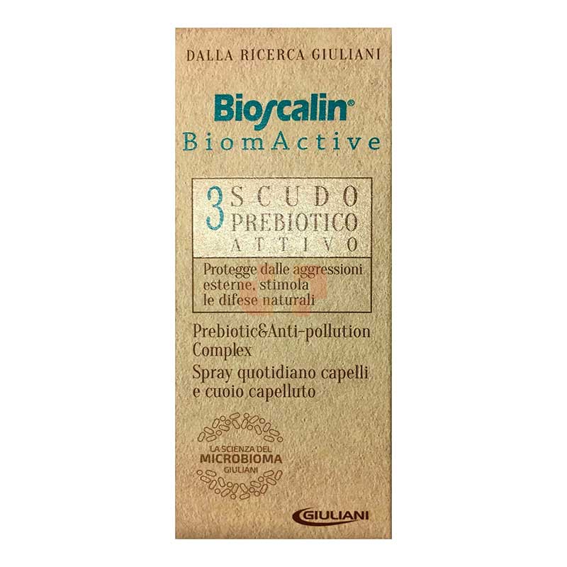 Bioscalin Linea BiomActive Scudo Prebiotico Attivo Anti-Pollution 100 ml