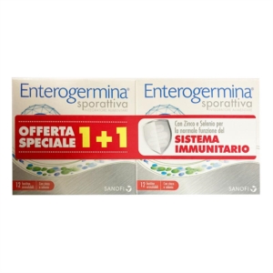 Sanofi Aventis Linea Intestino Enterogermina Sporattiva Integratore 12+12 Buste
