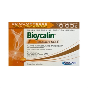 Bioscalin Linea Benessere Sole Integratore Antiossidante 30+10 Compresse