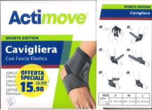 Essity Italy Actimove Sports Edition Cavigliera Con Fascia Elastica S Nera