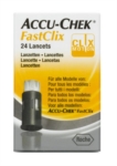 Accu Chek Linea Controllo Glicemia FastClix 24 Lancette Pungidito