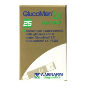 Menarini Diagnostics Linea Controllo Glicemia Glucomen LX Sensor 25 Strisce