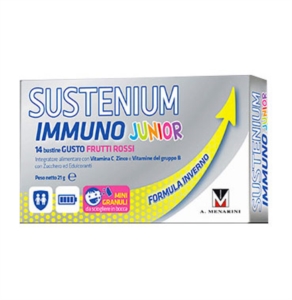 Menarini Linea Sustenium Immuno Junior Integratore Alimentare 14 Buste Frutti Ro