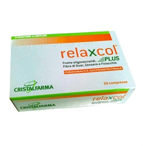 Cristalfarma Linea Benessere Intestinale Relaxcol Plus Integratore 30 Compresse