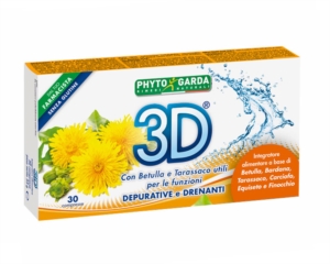 Phyto Garda Linea 3D Depurativo e Drenante Integratore Alimentare 30 Compresse