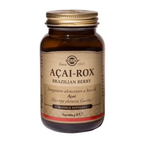 Solgar Linea Vitamine Minerali Acai Rox Integratore Alimentare 60 Perle Softgel
