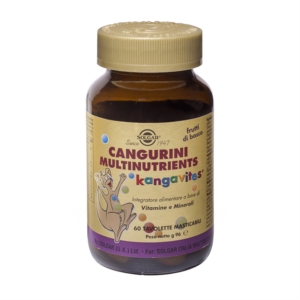 Solgar Linea Minerali Cangurini Multinutrients Integratore 60 Tavolette Tropical