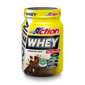 ProAction Linea Sportivi Whey Protein Integratore Rich Chocolat 900 g