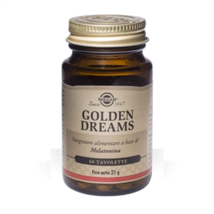 Solgar Linea Sonno e Serenità Golden Dreams Integratore Alimentare 60 Tavolette