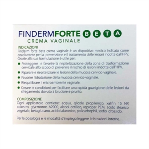 Farmitalia Linea Dispositivi Medici Finderm Forte Beta Crema Vaginale 7 x 5 g
