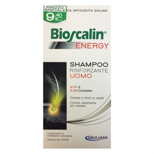 Bioscalin Linea Capelli Uomo Energy Anticaduta Trattamento Shampoo 200 ml